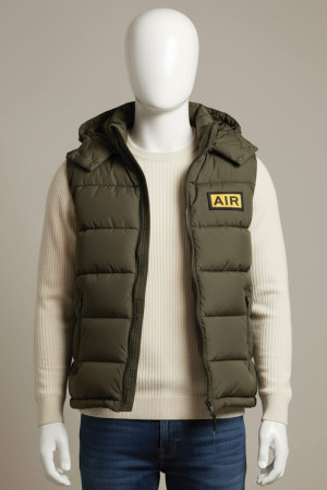 men-sleeveless-puffer-olive-green-front